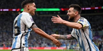 Asiste Messi y Nahuel Molina se estrena con la Selección