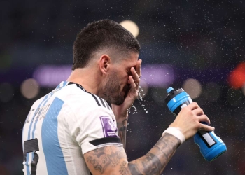 Rodrigo De Paul podría perderse los cuartos de final con Argentina