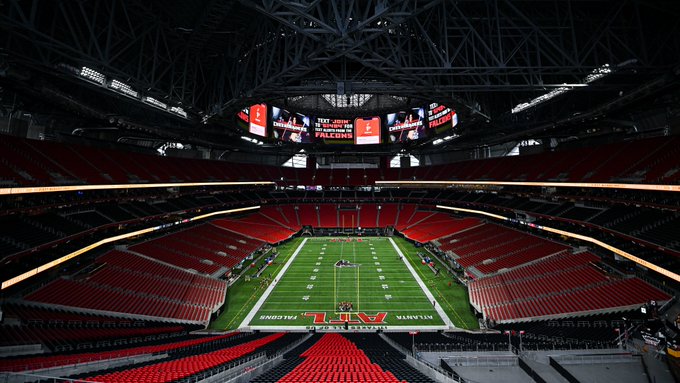 Foto tomada del Twitter oficial de Atlanta Falcons