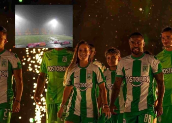 Con el Atanasio vacío, Nacional presentó su nómina: ¡Y cayó un aguacero!