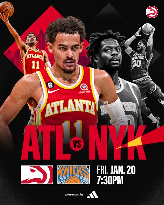 Foto tomada del Twitter oficial de Atlanta Hawks