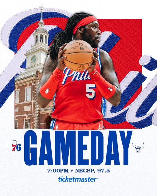 Foto tomada del Twitter oficial de Philadelphia 76ers