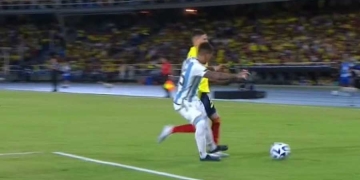 La jugada que sacó a Daniel Luna en el PT ante Argentina