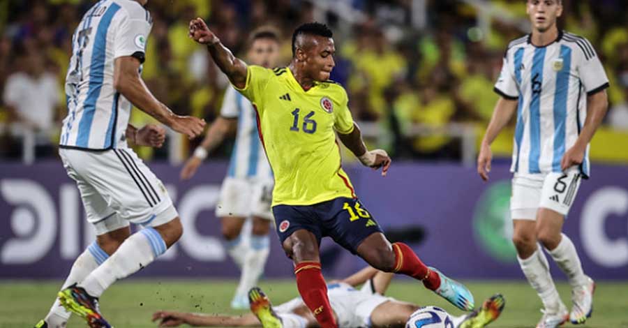 Los goleadores de Colombia en el Sudamericano sub-20