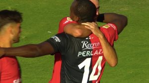 Baldomero Perlaza y su primer gol con Colón: ¡En el clásico ante Unión!