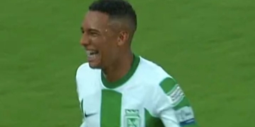 ¡Ahora sí, Brahian Palacios! Golazo con Atlético Nacional