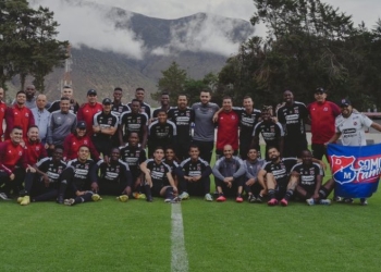 Primera formación del DIM en la Copa Libertadores 2023