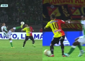 Pereira vs. Nacional y las dos acciones polémicas del primer tiempo