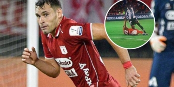 ¿Era roja? La falta de Franco Leys con la que dejó con 10 al América de Cali
