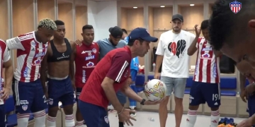 La arenga de Arturo Reyes vs. La Equidad: "Junior es un equipo de historia"
