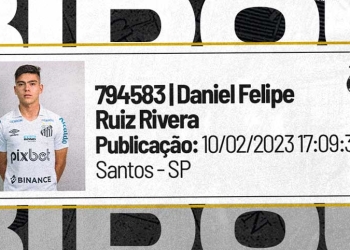 ¿Van a darle la 10 de Santos (la que usó Pelé) a Daniel Ruiz?