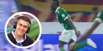 Error de Eduardo Luis en la narración del gol de Adrián Parra… ¡y reacción de Fortaleza en Twitter!