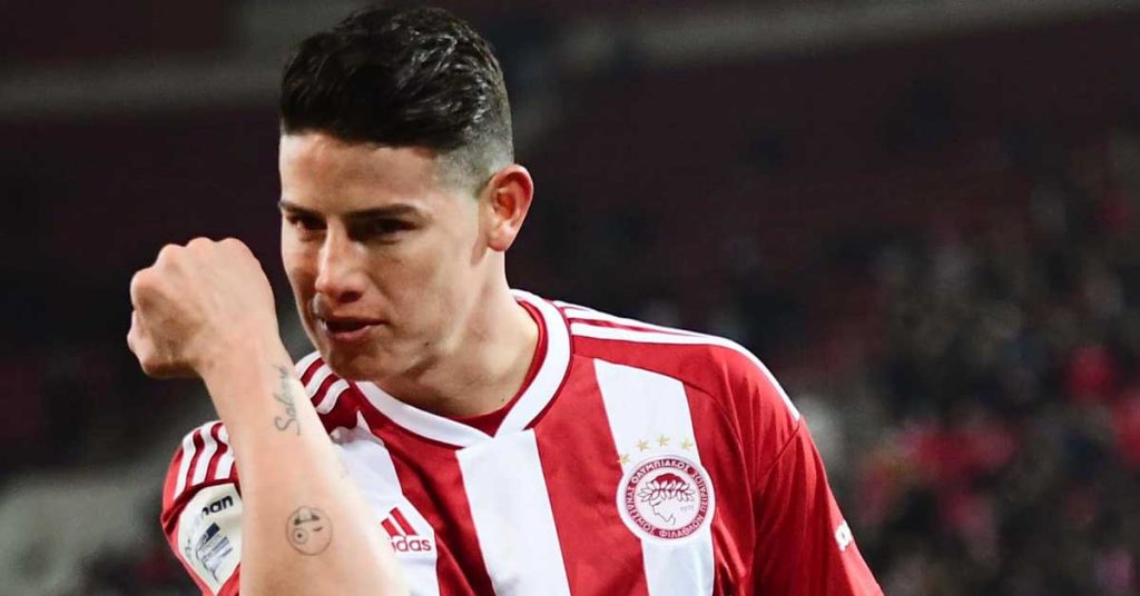 ¿James dejará el Olympiacos?: El '10' escuchará ofertas al final de la temporada