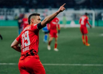Video: un gol que le faltaba a Santos Borré con Eintracht Frankfurt
