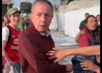 Su versión de lo que se ve en el video y “se están equivocando mucho con Santa Fe”