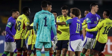 Tampoco se pudo ante Brasil en el Campín y estas 2 jugadas influyeron