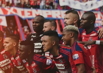 La alineación del Independiente Medellín para recibir a Águilas Doradas