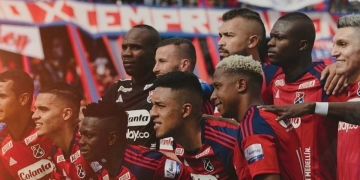 La alineación del Independiente Medellín para recibir a Águilas Doradas