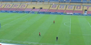 ¡Ojo!: ¿Cómo amaneció la gramilla del Campín para Santa Fe vs. Cali?