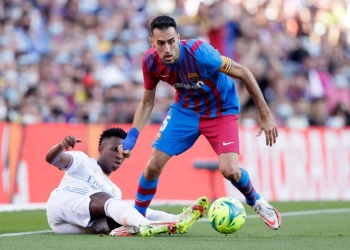 El récord histórico que consiguió Sergio Busquets en el superclásico entre Real Madrid y Barcelona