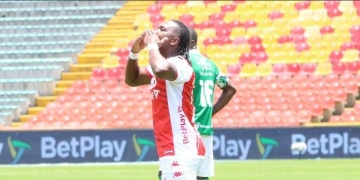 ¡Santa Fe dentro de los ocho!: Rodallega figura y un nuevo triunfo cardenal