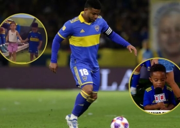 El momento viral del hijo de Frank Fabra en el título de Boca en la Supercopa Argentina