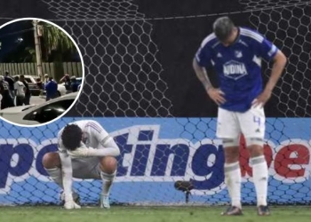 Video: riña entre hinchas de Millonarios y Atlético Mineiro en Brasil