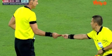 Wilmar Roldán explicó por qué no llevó tarjetas al Junior vs. Santa Fe