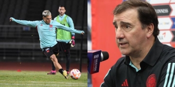 Juanfer Quintero no estaría ante Corea del Sur por lesión, dijo Néstor Lorenzo