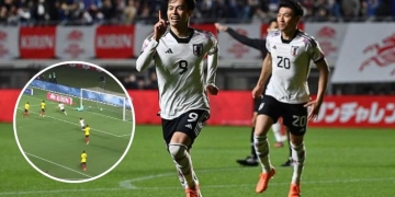 A Colombia le vuelven a madrugar: gol de Japón a los 3 minutos