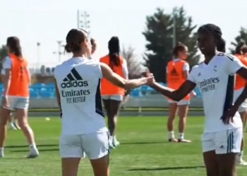 Linda Caicedo, protagonista en los entrenamientos del Real Madrid