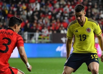 La felicitación del Frankfurt para 'Rafa' Borré por su gol