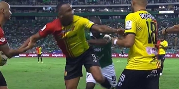 Ángelo Rodríguez y su partido aparte ante Deportivo Cali. ¿Acaso salió mal?