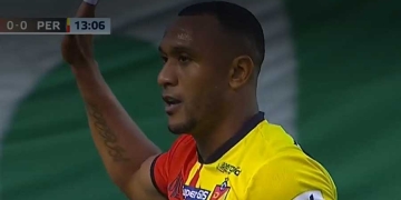 Ángelo Rodríguez: el gesto tras marcarle al Cali y dedicatoria a Yesus Cabrera