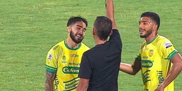 ¡La expulsión del hijo de Juan Carlos Osorio en partido ante Deportivo Cali!