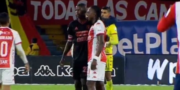 Rodallega ante América: su partido con más minutos, opción de gol y abrazo con Adriancho