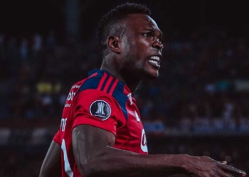 Díber Cambindo: “Venía pasando días difíciles” y su segundo gol internacional con el DIM