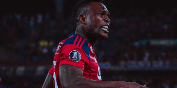 Díber Cambindo: “Venía pasando días difíciles” y su segundo gol internacional con el DIM
