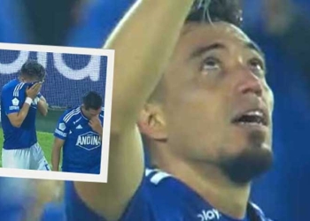 Fernando Uribe: lágrimas en el regreso al gol en Liga y a cuántos llegó con Millonarios