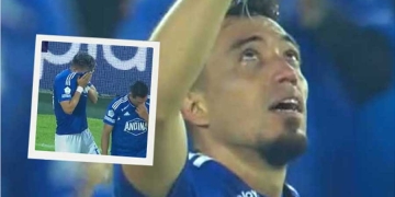 Fernando Uribe: lágrimas en el regreso al gol en Liga y a cuántos llegó con Millonarios