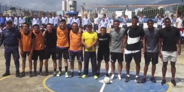 El partido de Teo Gutiérrez y compañeros del Bucaramanga en una cárcel