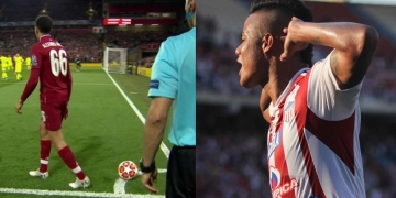 ¡Como el Liverpool al Barcelona! Pura viveza en el gol que Junior le hizo a Millonarios