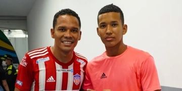 "Quiero ser mejor que mi tío": El sobrino de Bacca que está en las inferiores de Junior
