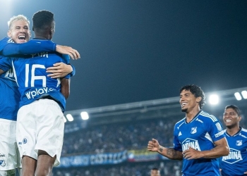 ¡Millonarios se lo volteó al DIM sobre el final y es sólido líder de la Liga Betplay!