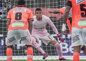 ¿Cuántos penaltis ha atajado Kevin Mier en Atlético Nacional y cuántos le cobraron?
