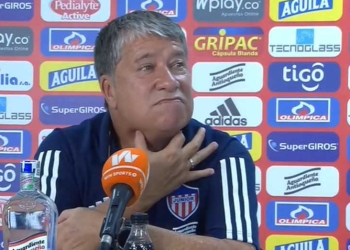 El gesto viral del Bolillo Gómez tras el partido de Junior con Jaguares