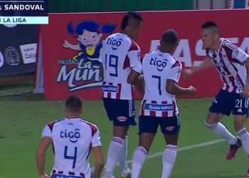 ¿Cuántos goles lleva el ‘Chino’ Sandoval con Junior?