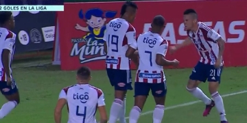 ¿Cuántos goles lleva el ‘Chino’ Sandoval con Junior?