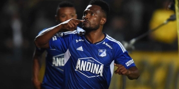 ¿Hace cuánto no hacía un gol Elvis Perlaza y cuántos lleva con Millonarios?