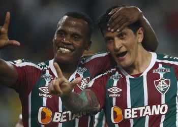 Jhon Arias y Germán Cano, ahora brillando en la Libertadores